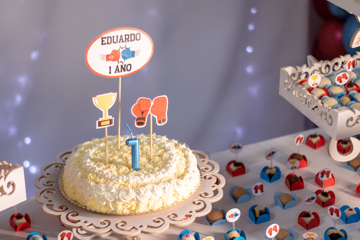 Decoração Festa Infantil Lutador 1 ano Curitiba-PR