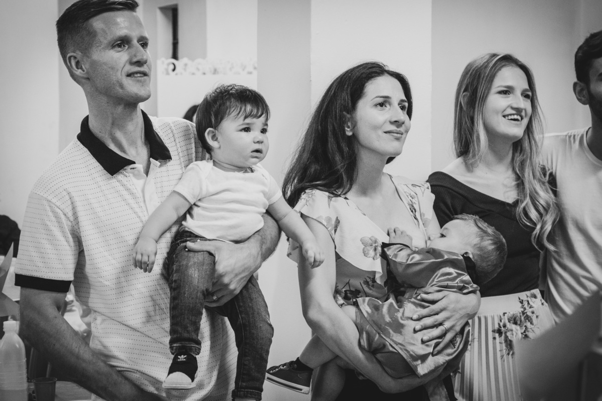 Bebê mamando Festa Infantil Lutador 1 ano Curitiba-PR