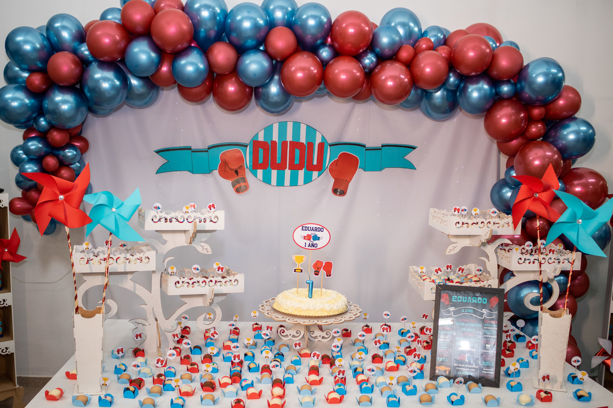 Decoração Festa Infantil Lutador 1 ano Curitiba-PR