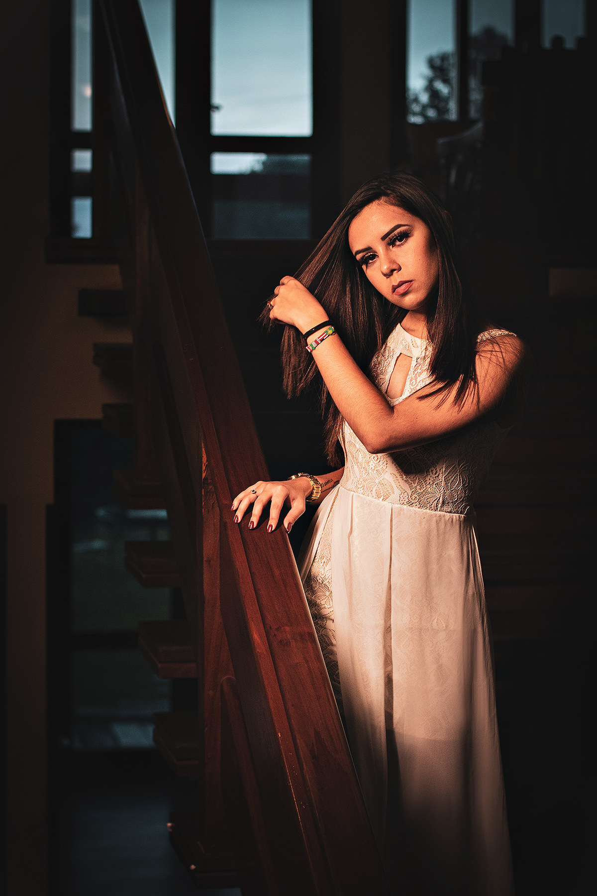 Ensaio Feminino na Escada Hotel Estância Betânia - Colombo/PR