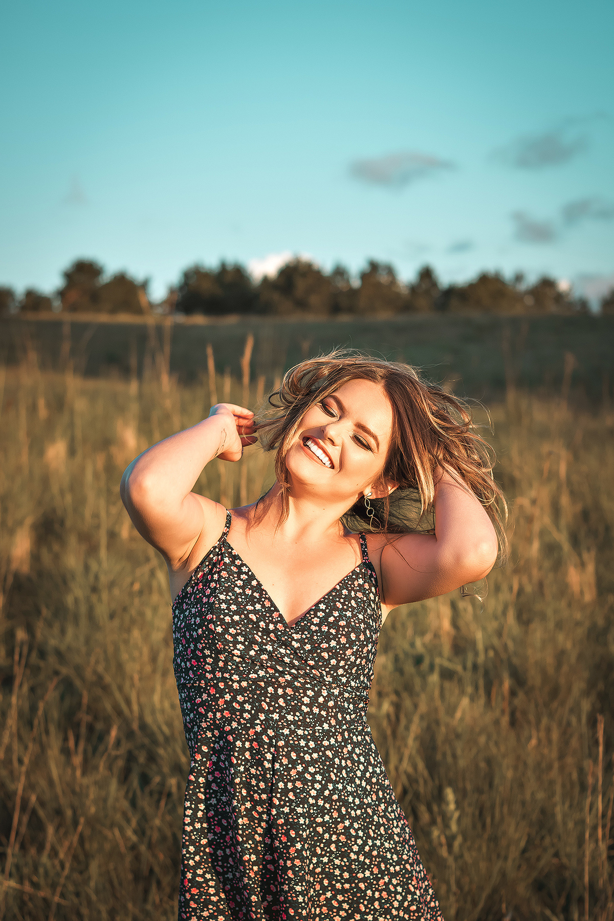 Ensaio Feminino Campo