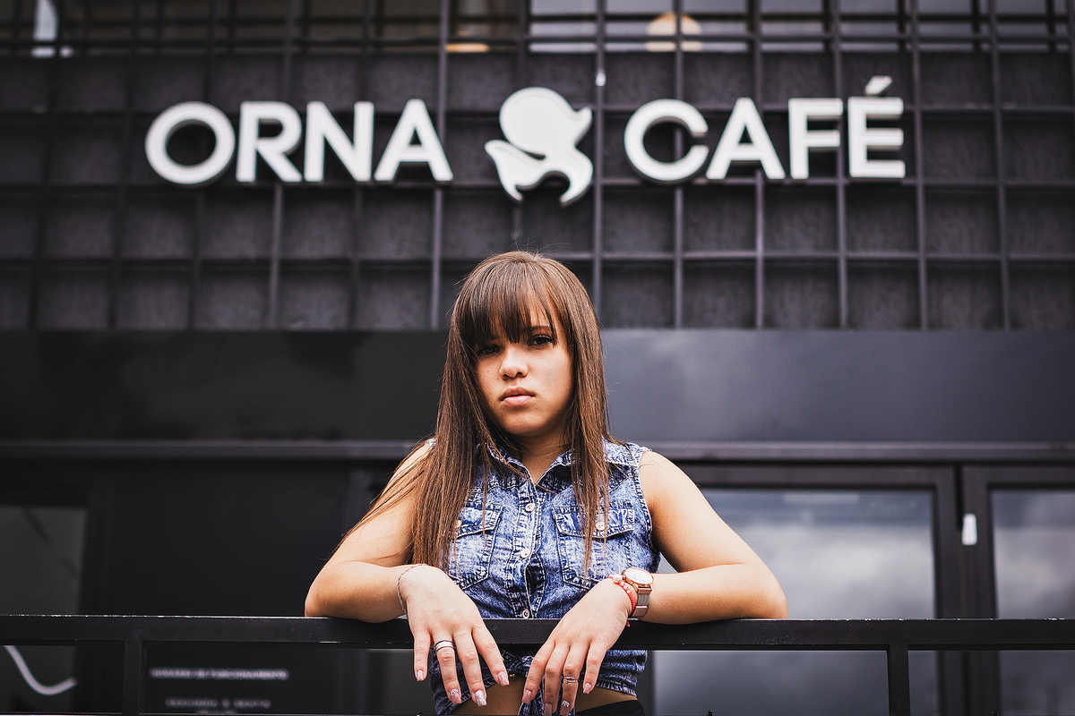 Ensaio Feminino Urbano Café