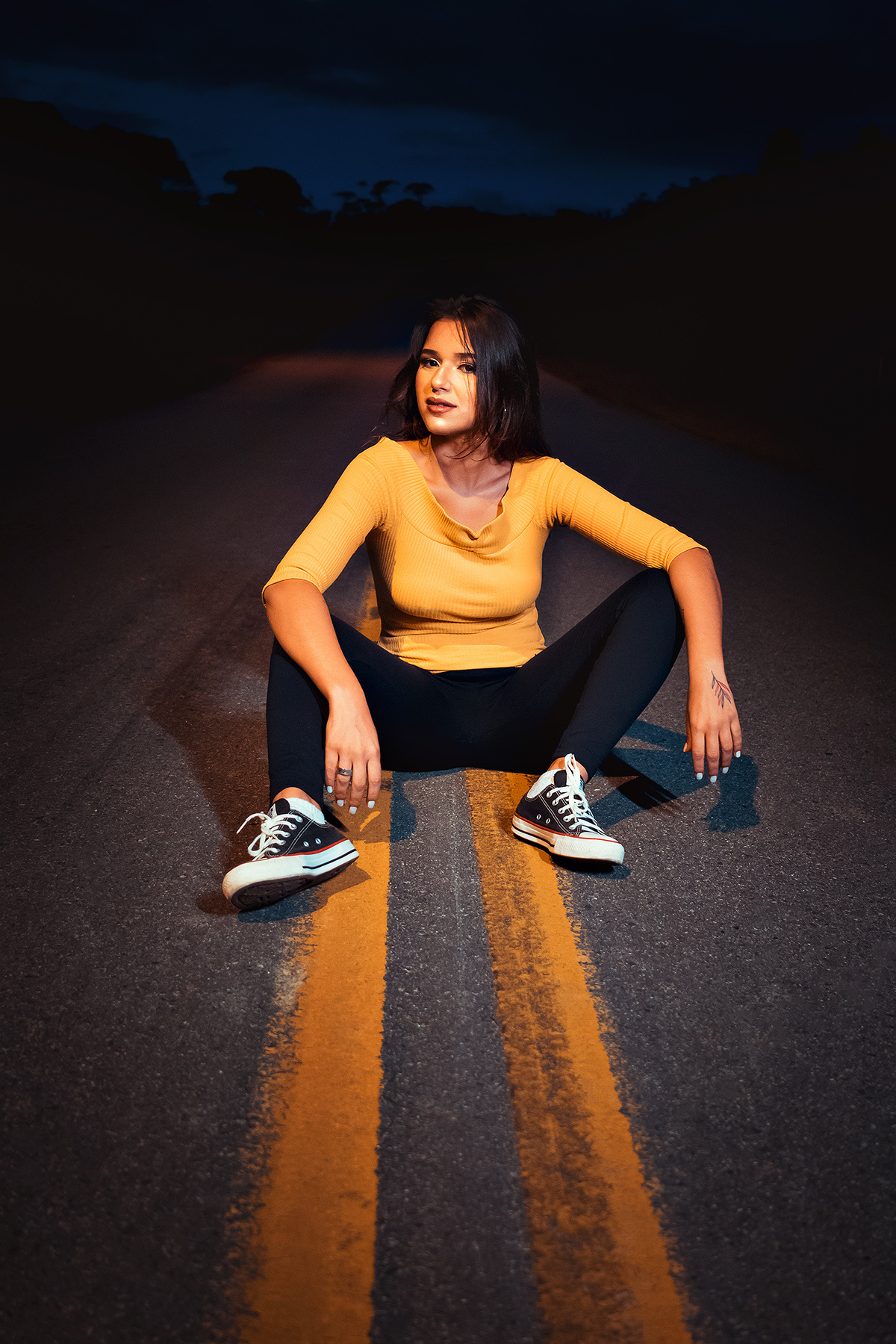 Ensaio Feminino Noturno ​Estrada da Graciosa-PR