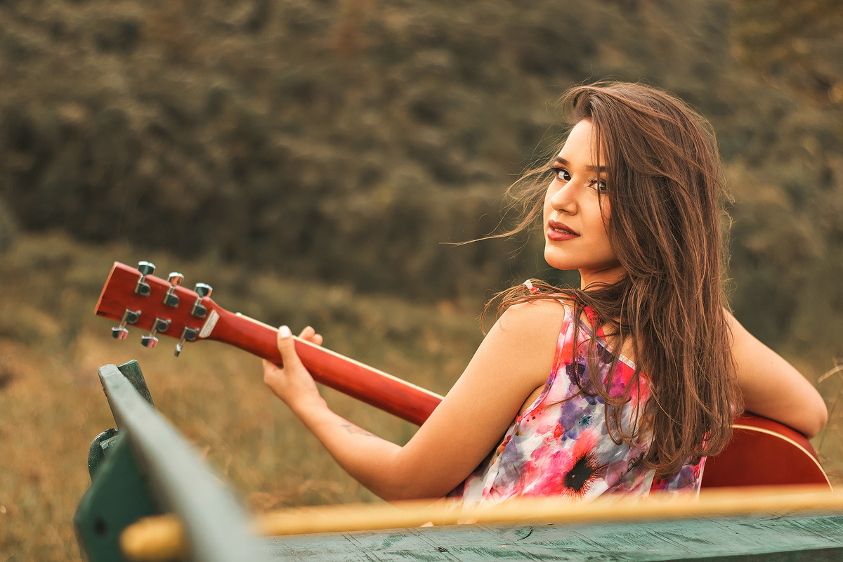 Ensaio Feminino Campo, Violão e Carroça
 Estrada da Graciosa-PR