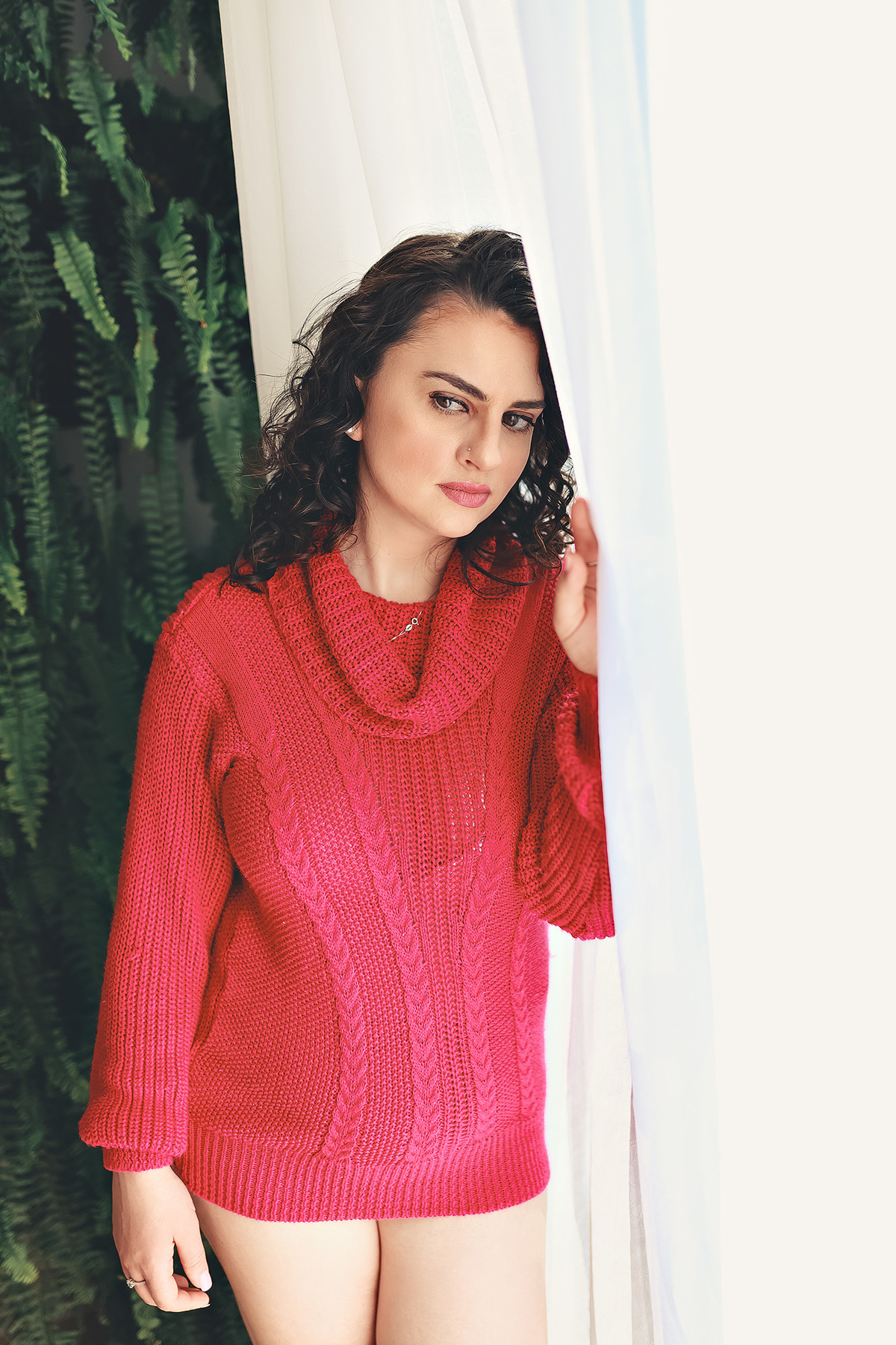 Ensaio Feminino em Estúdio com Luz Natural - Curitiba/PR