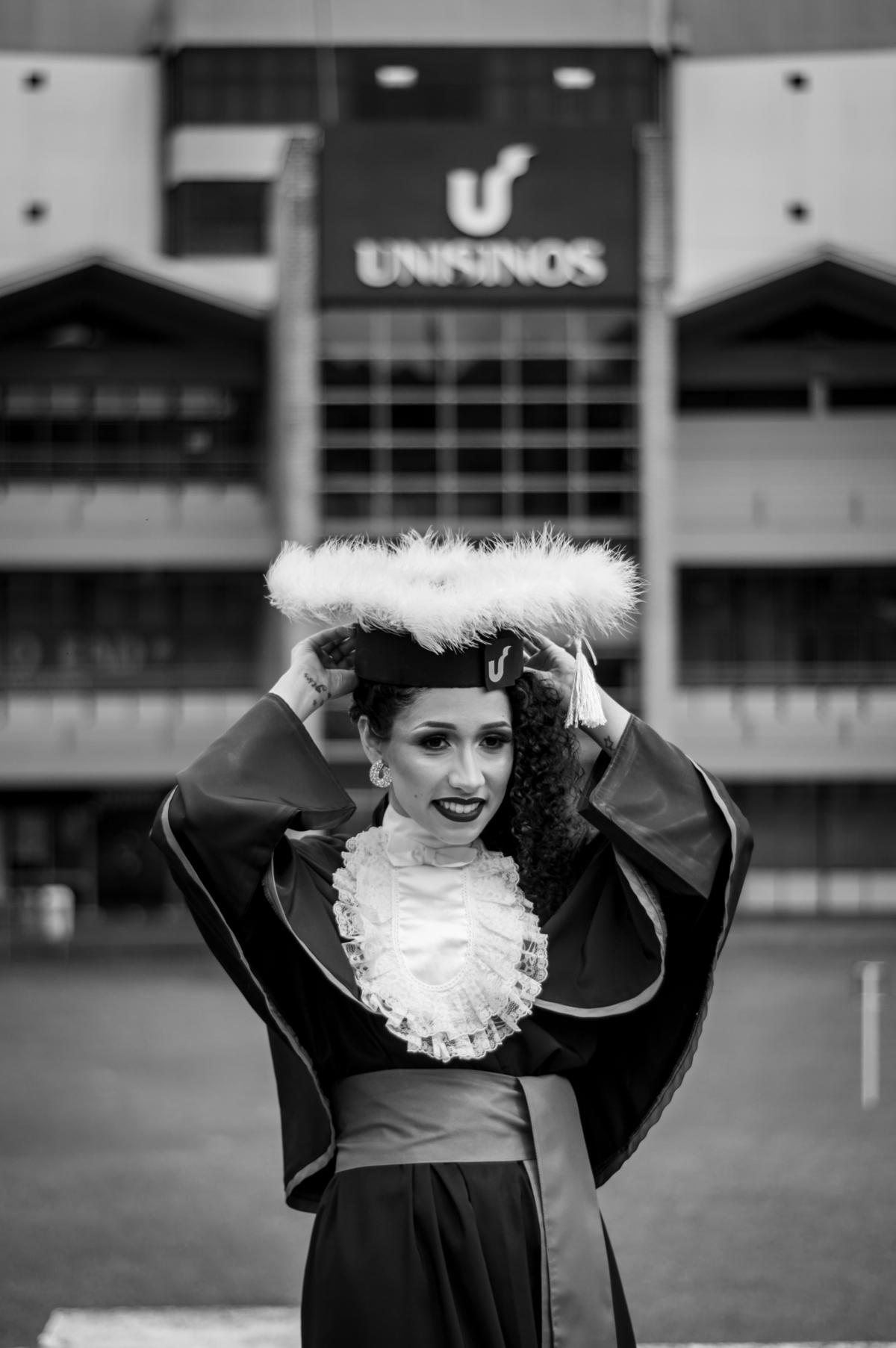 Prova de Toga | Universidade Unisinos | Experimentando o Capelo