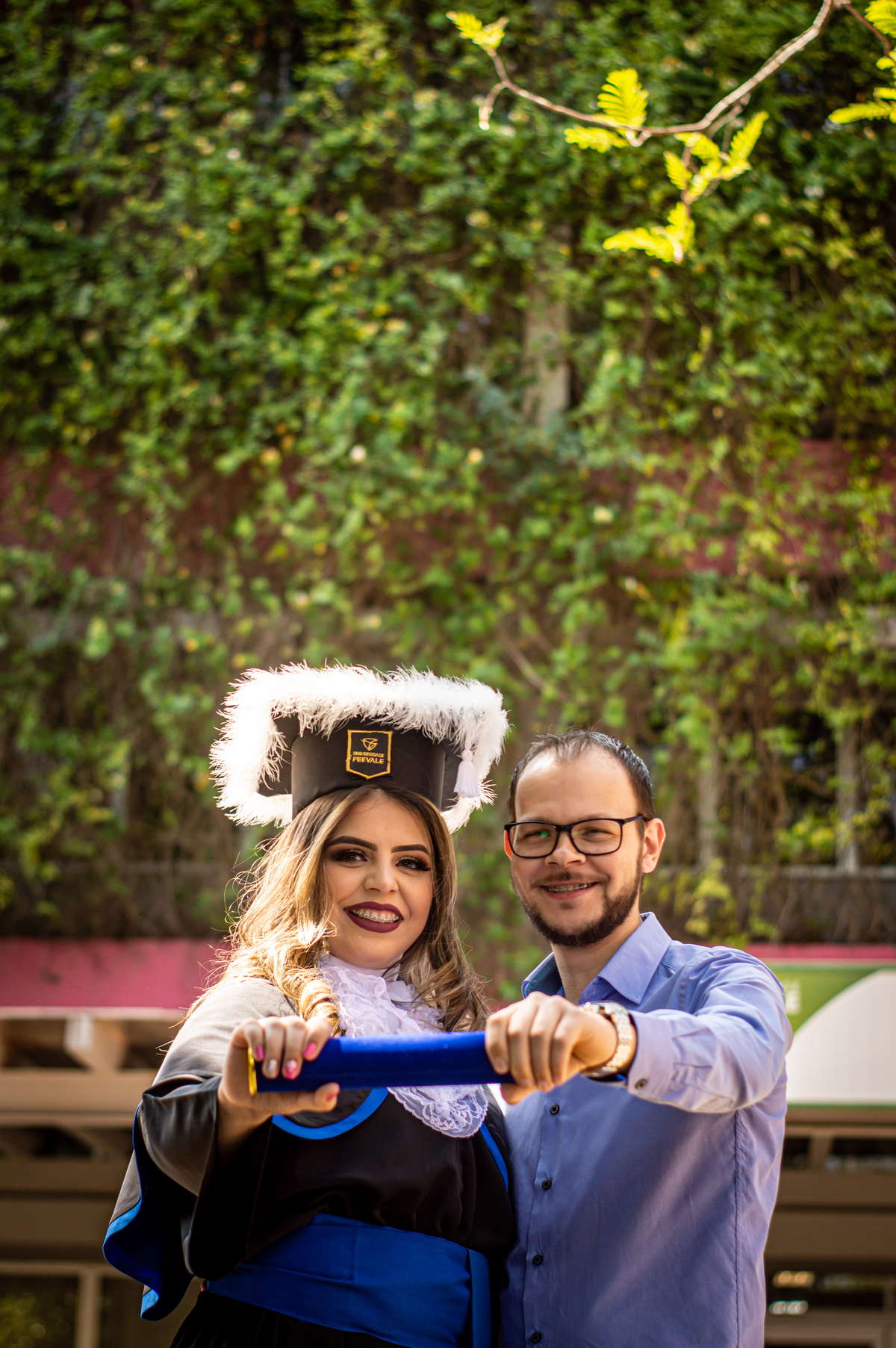 Prova de Toga | Universidade Feevale | Casal | Canudo | Capelo