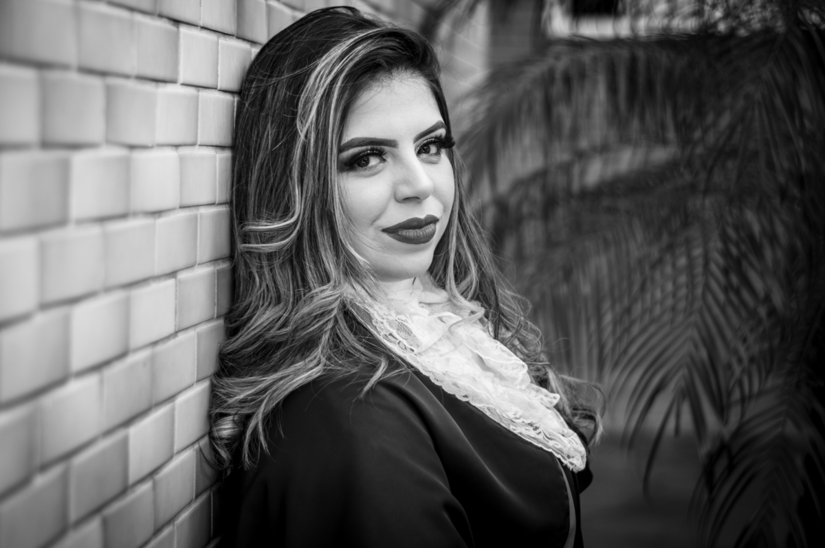 Prova de Toga | Universidade Feevale | Foto Preto e Branco