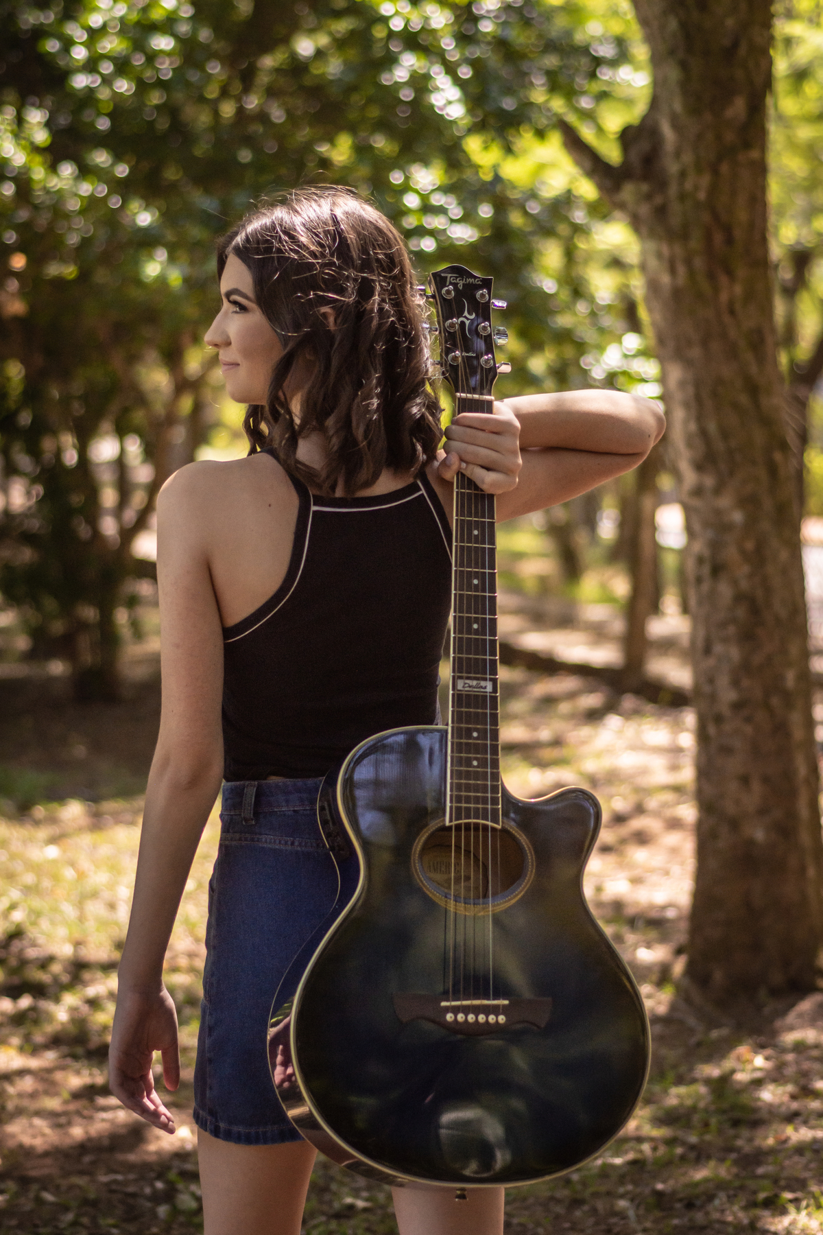 ensaio de 15th debutante rafaela lampert fotografo profissional de ensaio pessoal em sao leopoldo casal boeira violao nas costas