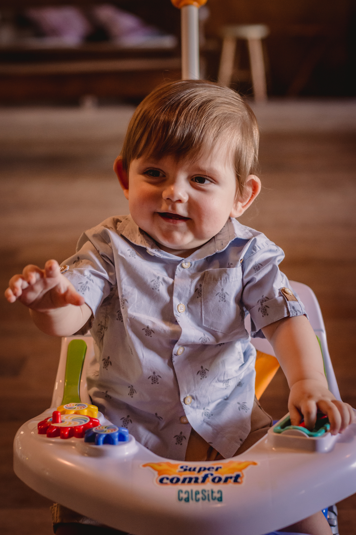 Pé na Terra | Lomba Grande | Novo Hamburgo - RS | Bebê Sorrindo | Foto de Bebê Feliz