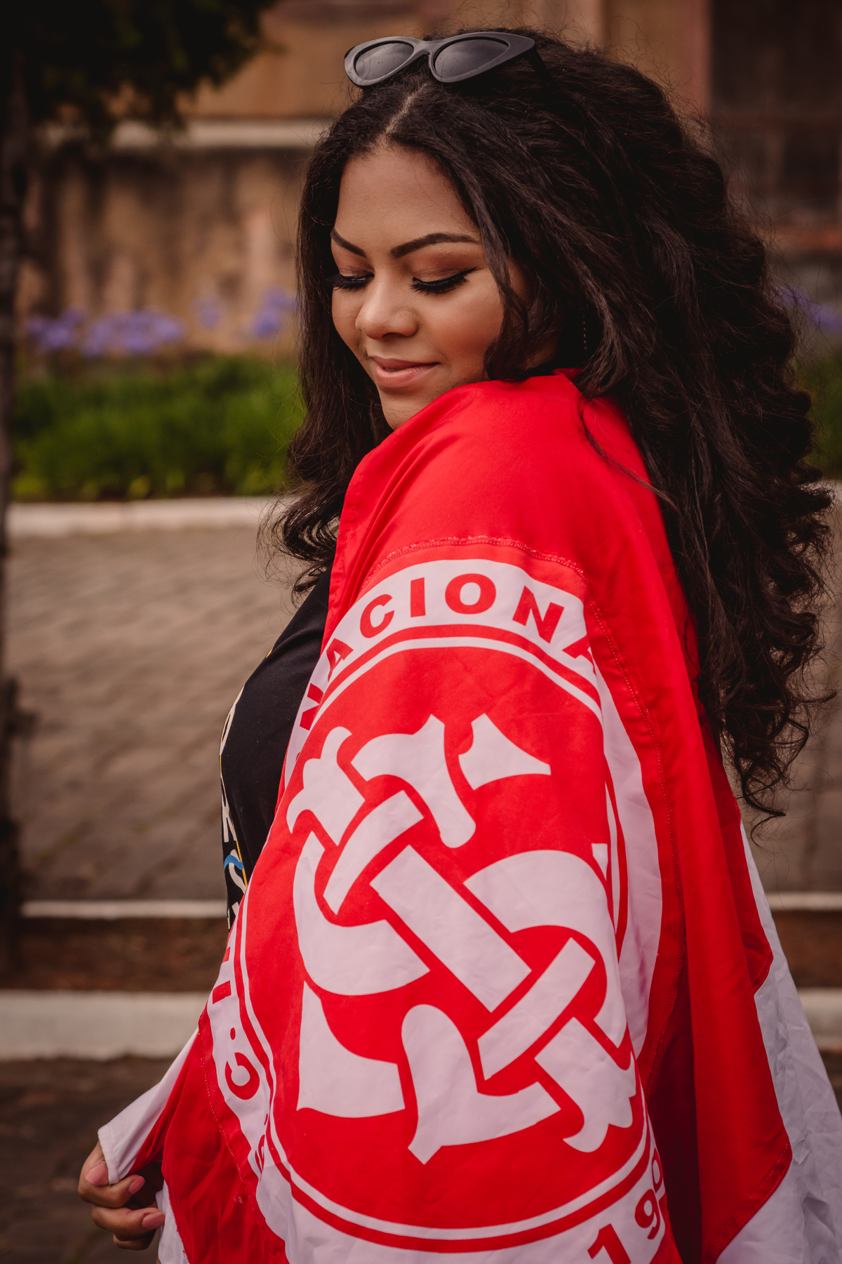 Fotos de Debutante | Fotografia de 15 Anos | Fotógrafo de debutantes em São Leopoldo | Millenium Estética | Ruinas da Antiga Igreja Católica de Ivoti - RS | Fumaça Colorida | Inter | Internacional 