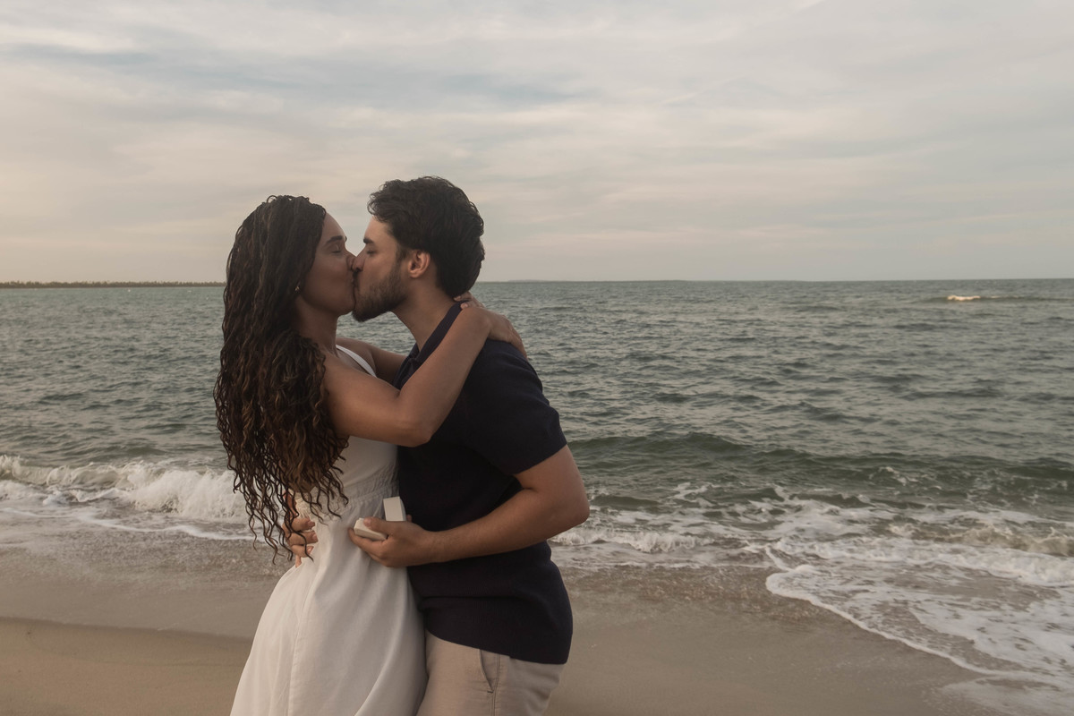 Pedido de casamento surpresa realizado na Ilha de Boipeba, Bahia.