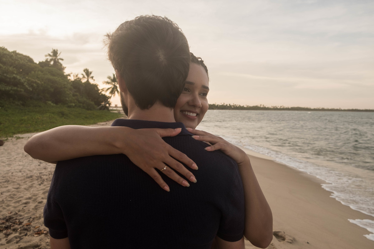 Pedido de casamento surpresa realizado na Ilha de Boipeba, Bahia.
