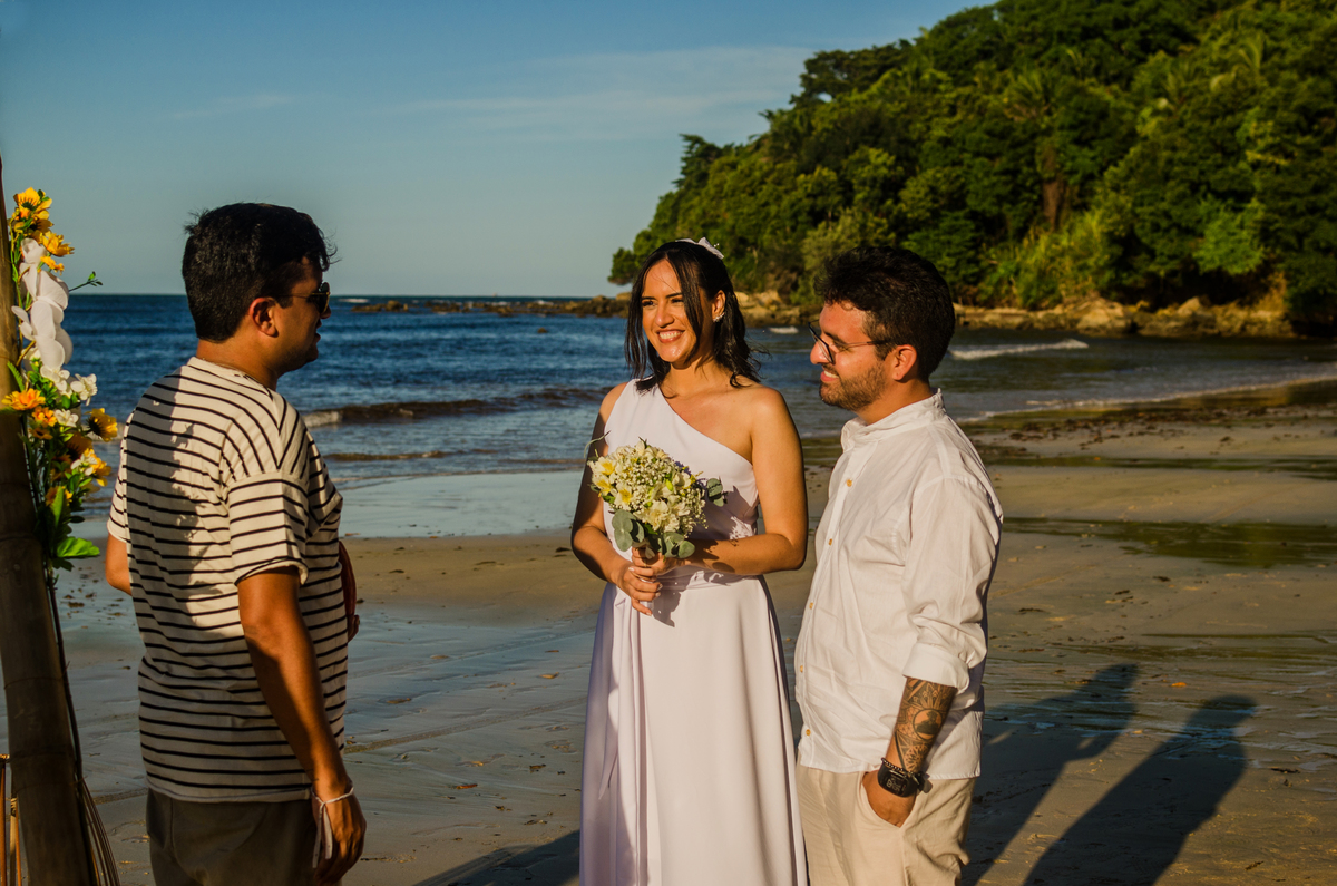Elopement Wedding de Mayra e Ricardo na Ilha de Boipeba 