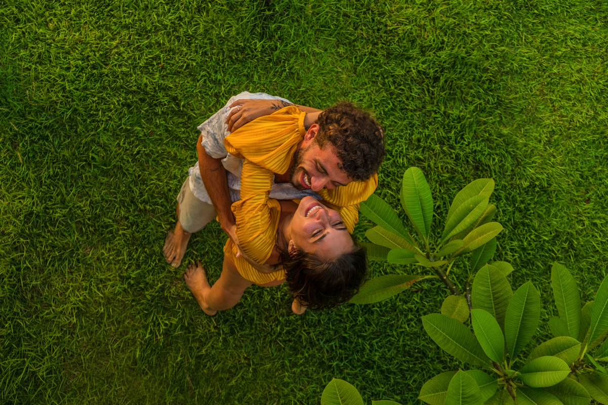 Casal na Pousada Mangabeiras Ilha de Boipeba 