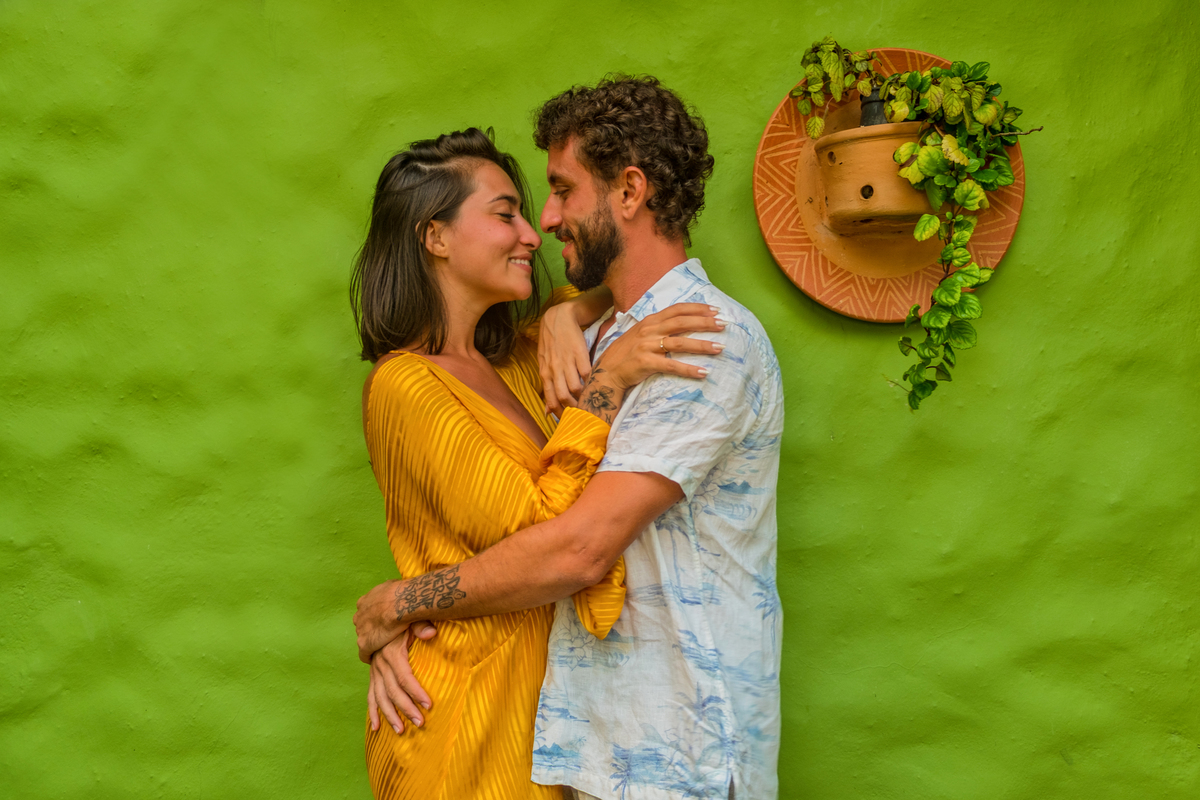 Casal apaixonado na Pousada Mangabeiras Ilha de Boipeba 