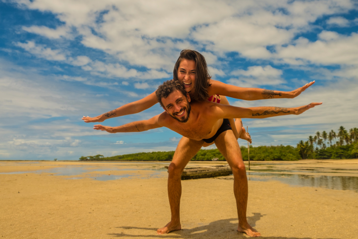 Fotografia de casal na Ilha de Boipeba 