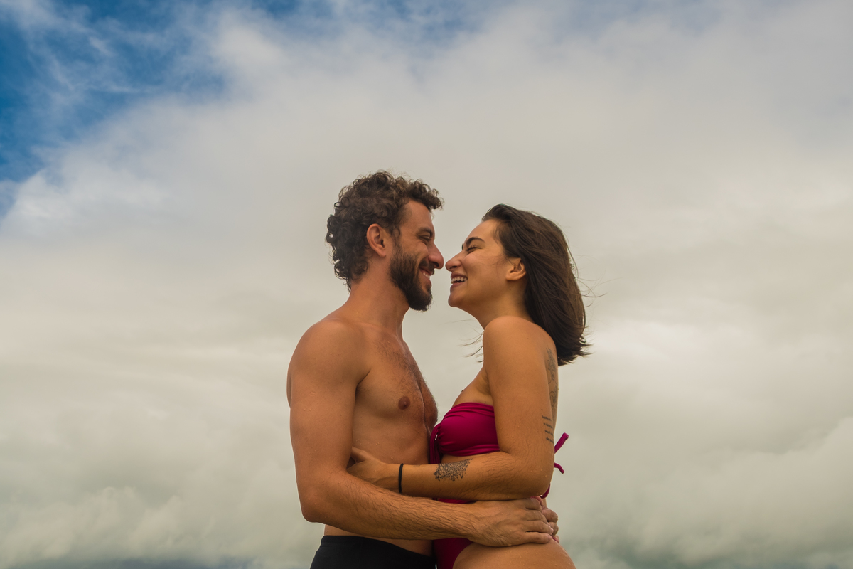 Casal de namorados Ilha de Boipeba Ensaio de Casal 
