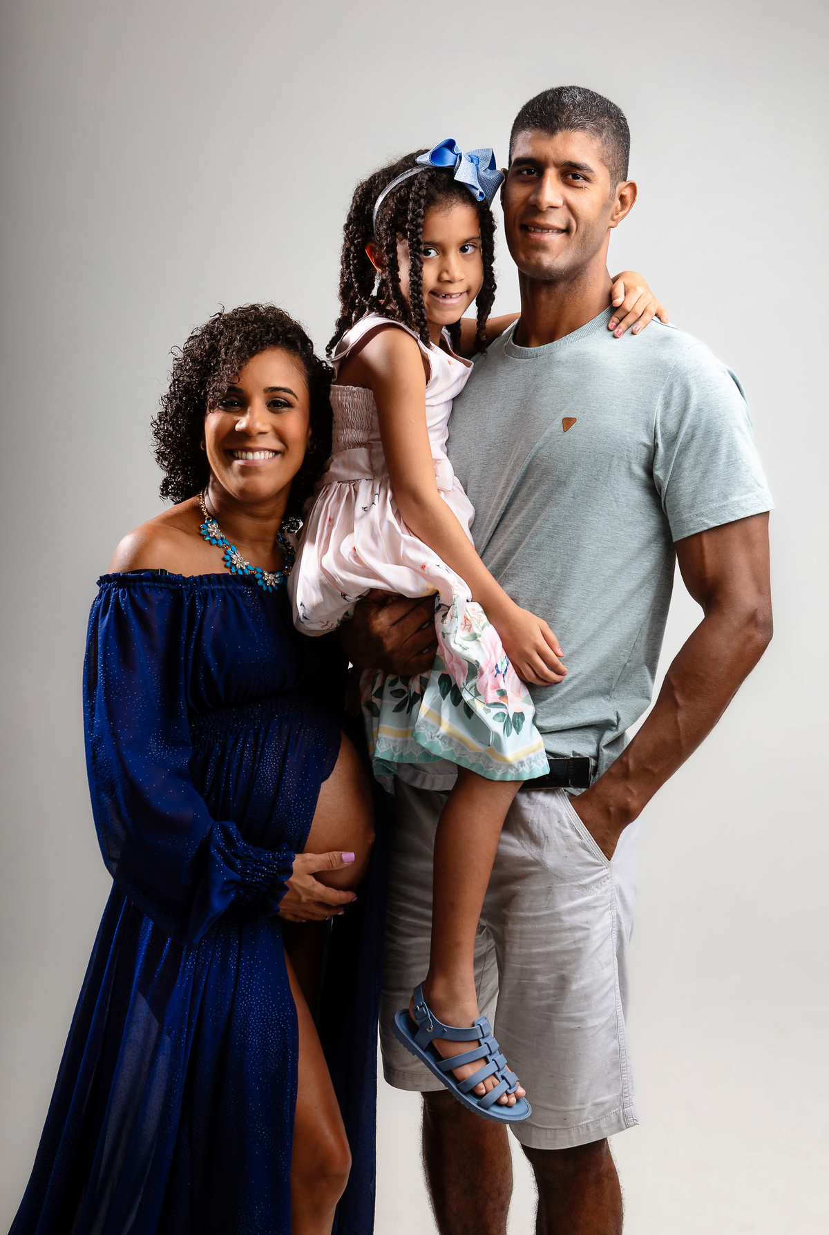 Ensaio família em estúdio