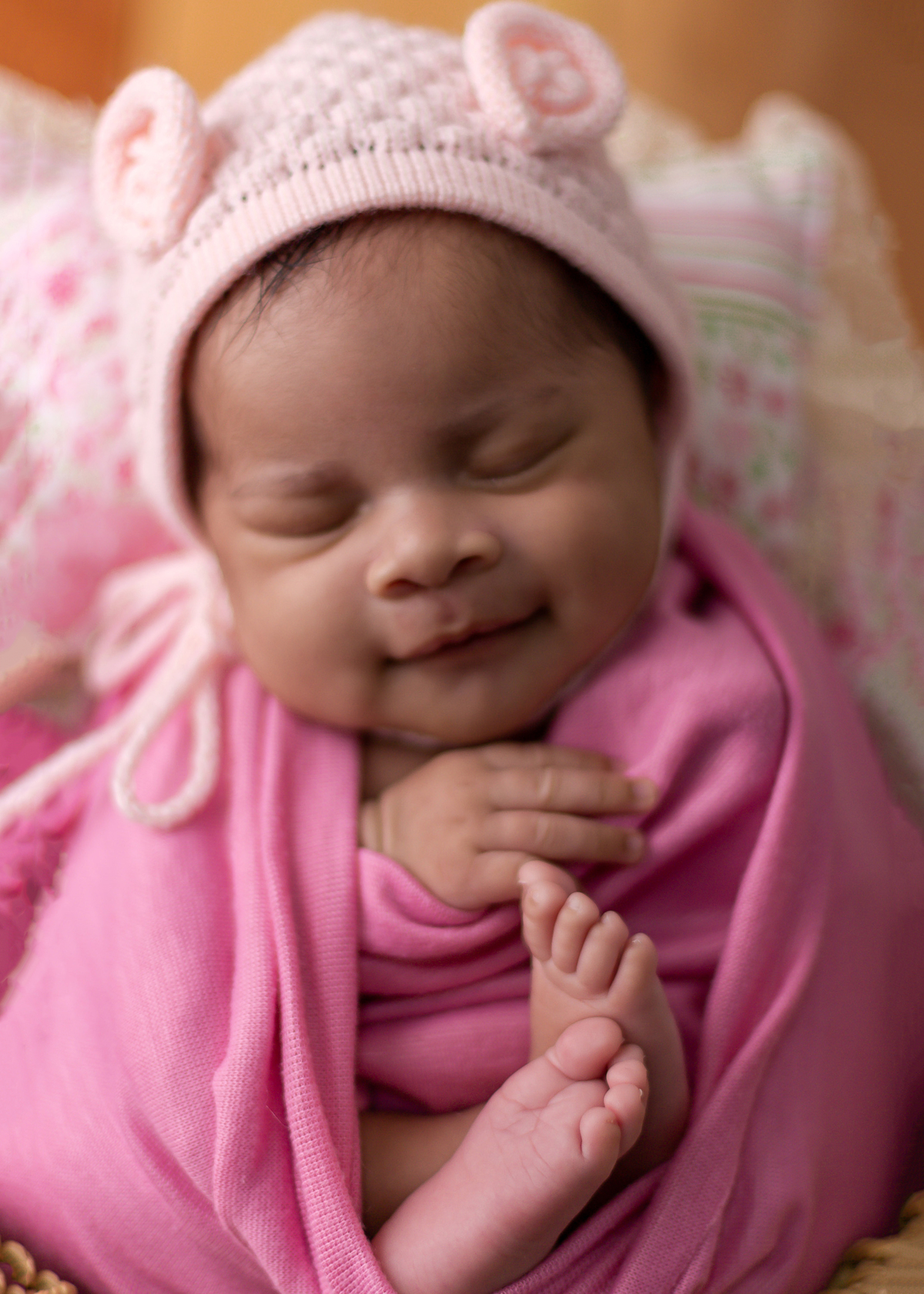 wrap newborn detalhe sorrindo