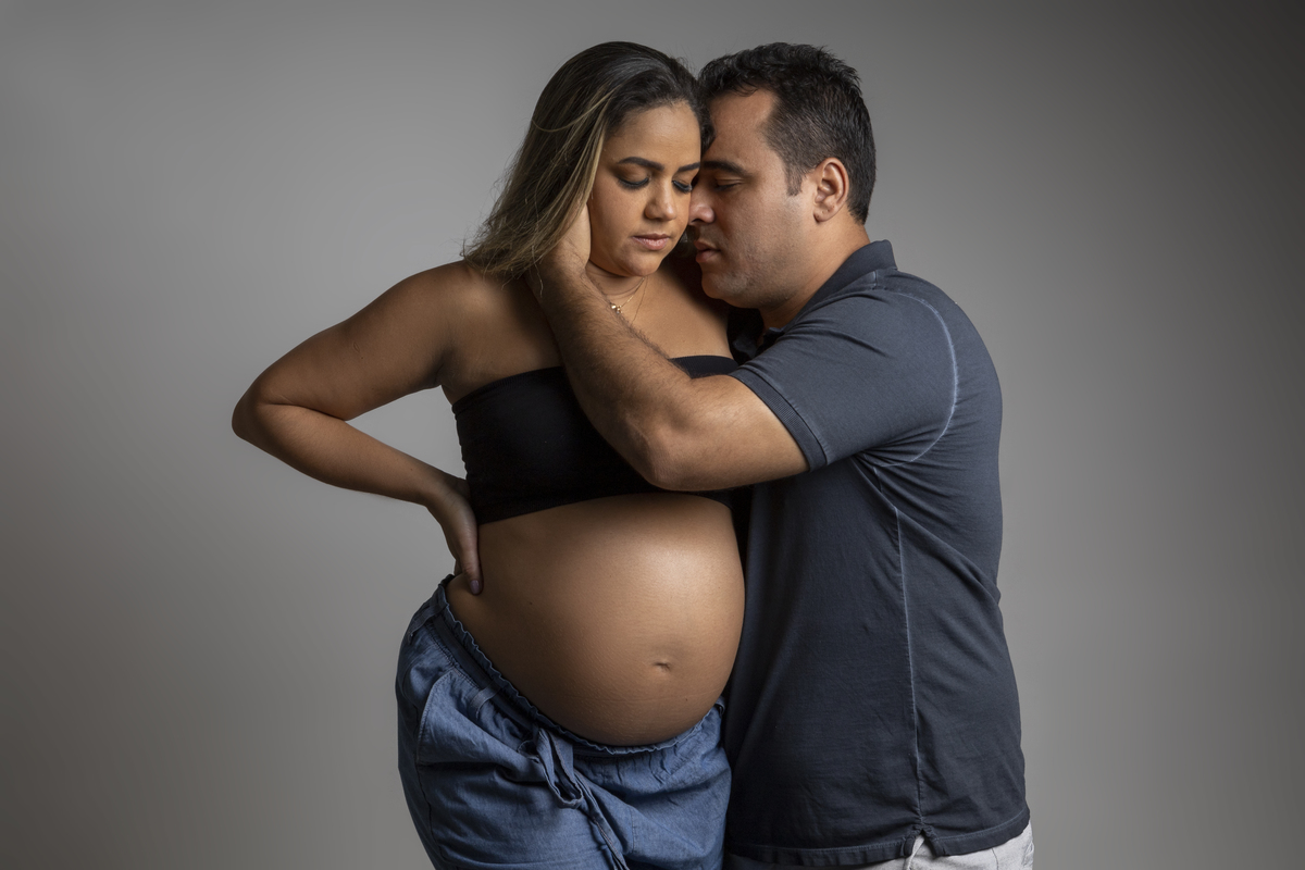 mamãe gestante e papai 