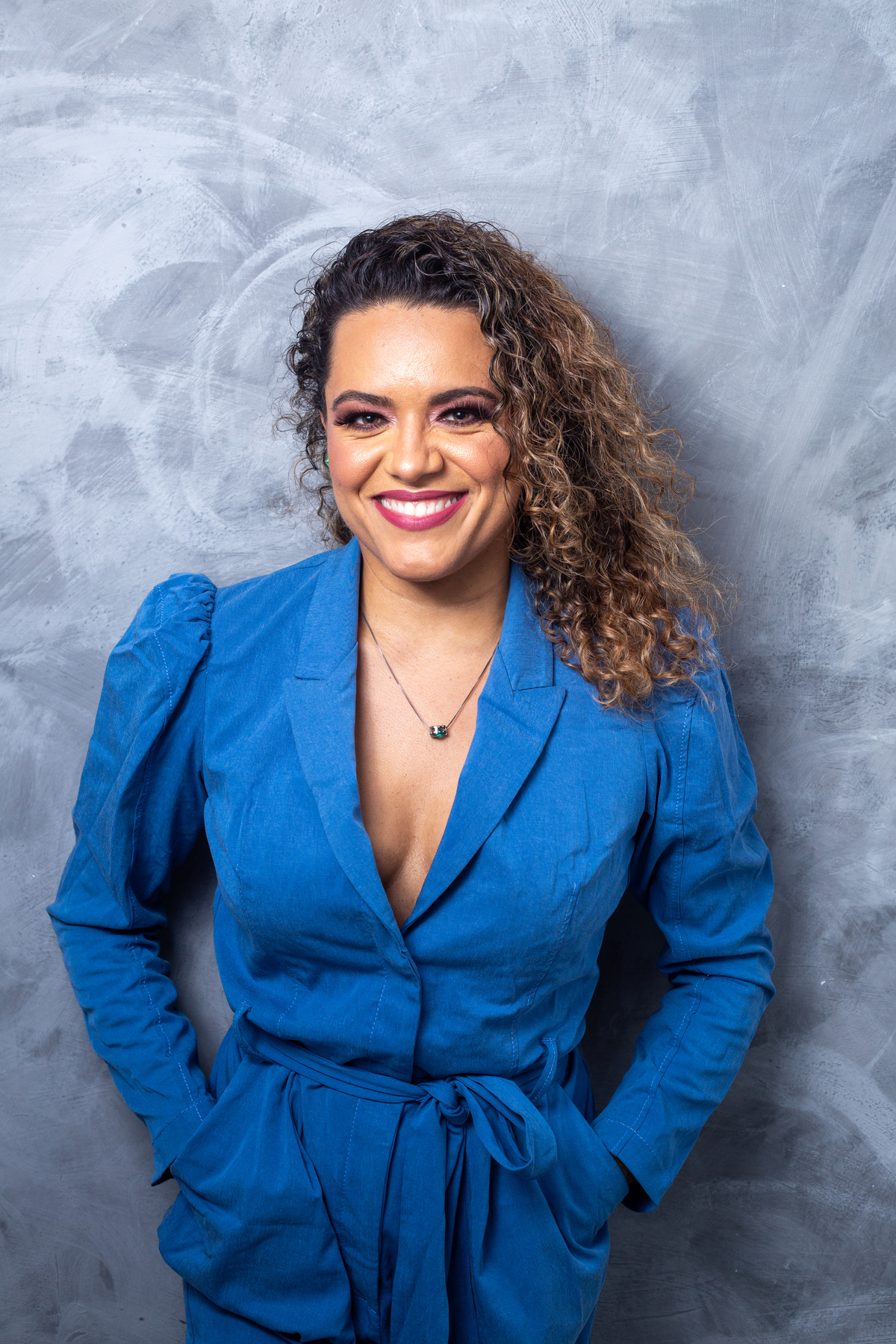 esteticista sorridente 