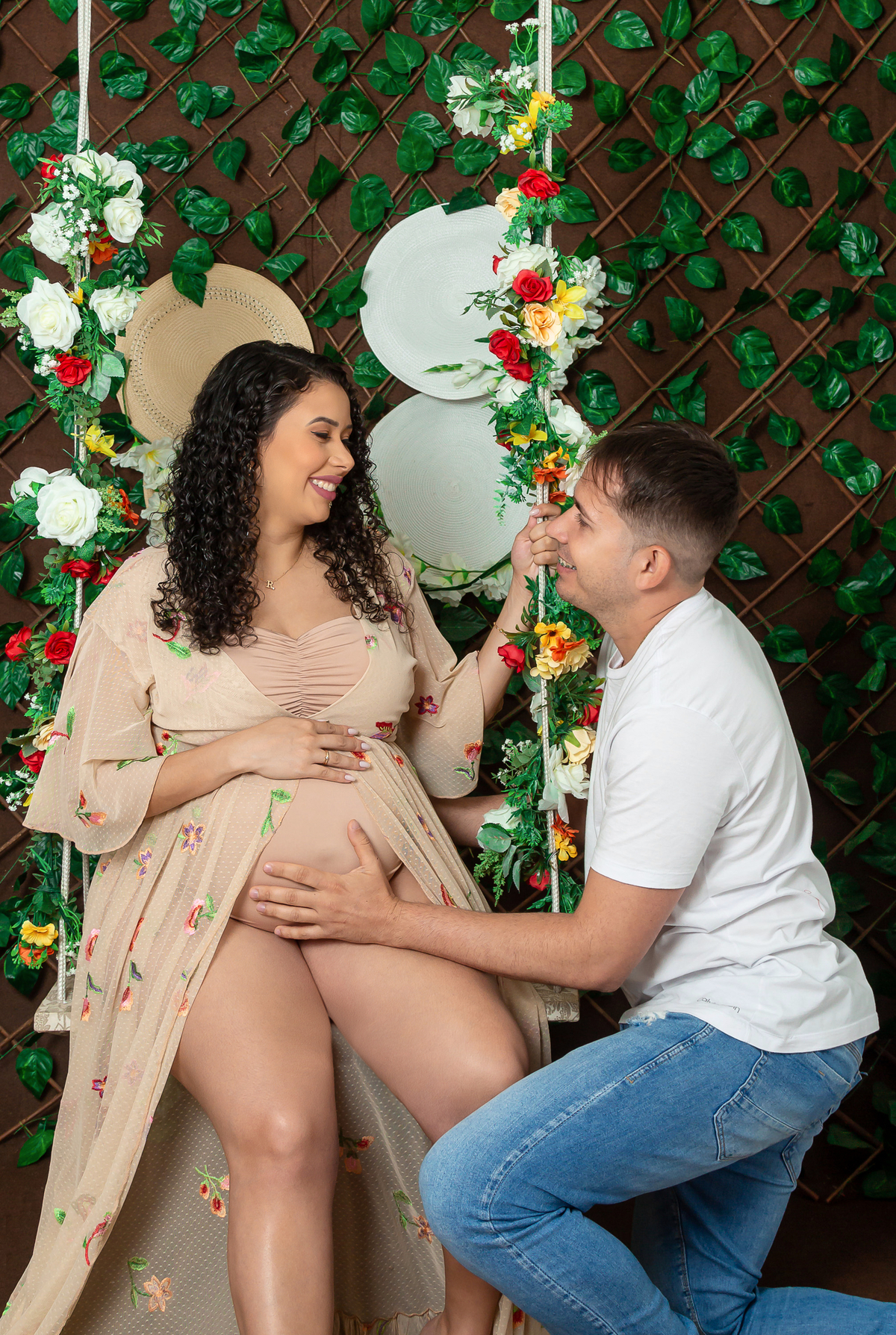 papai e mamãe se olhando