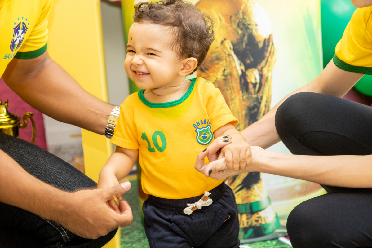 aniversariante sorridente