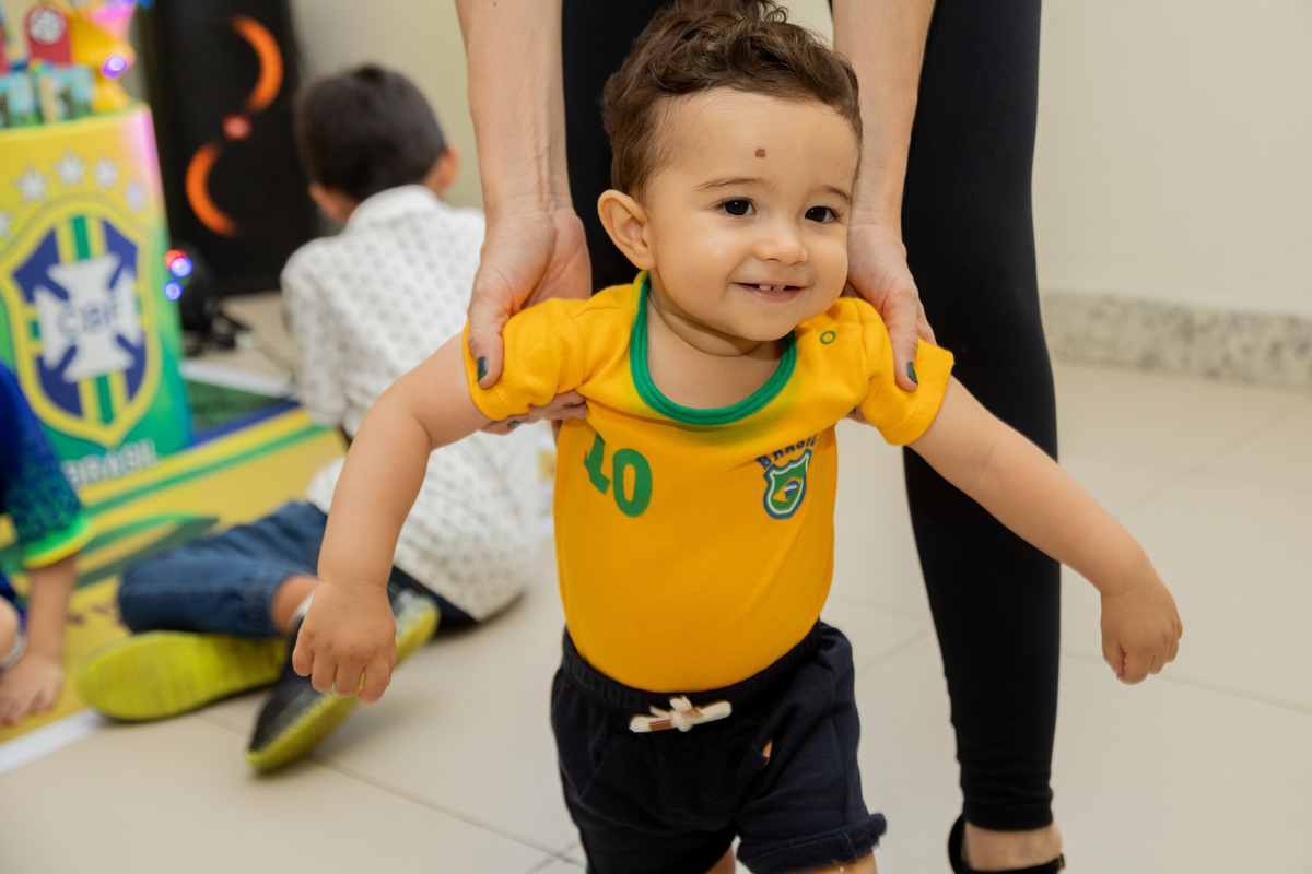 aniversariante sorridente