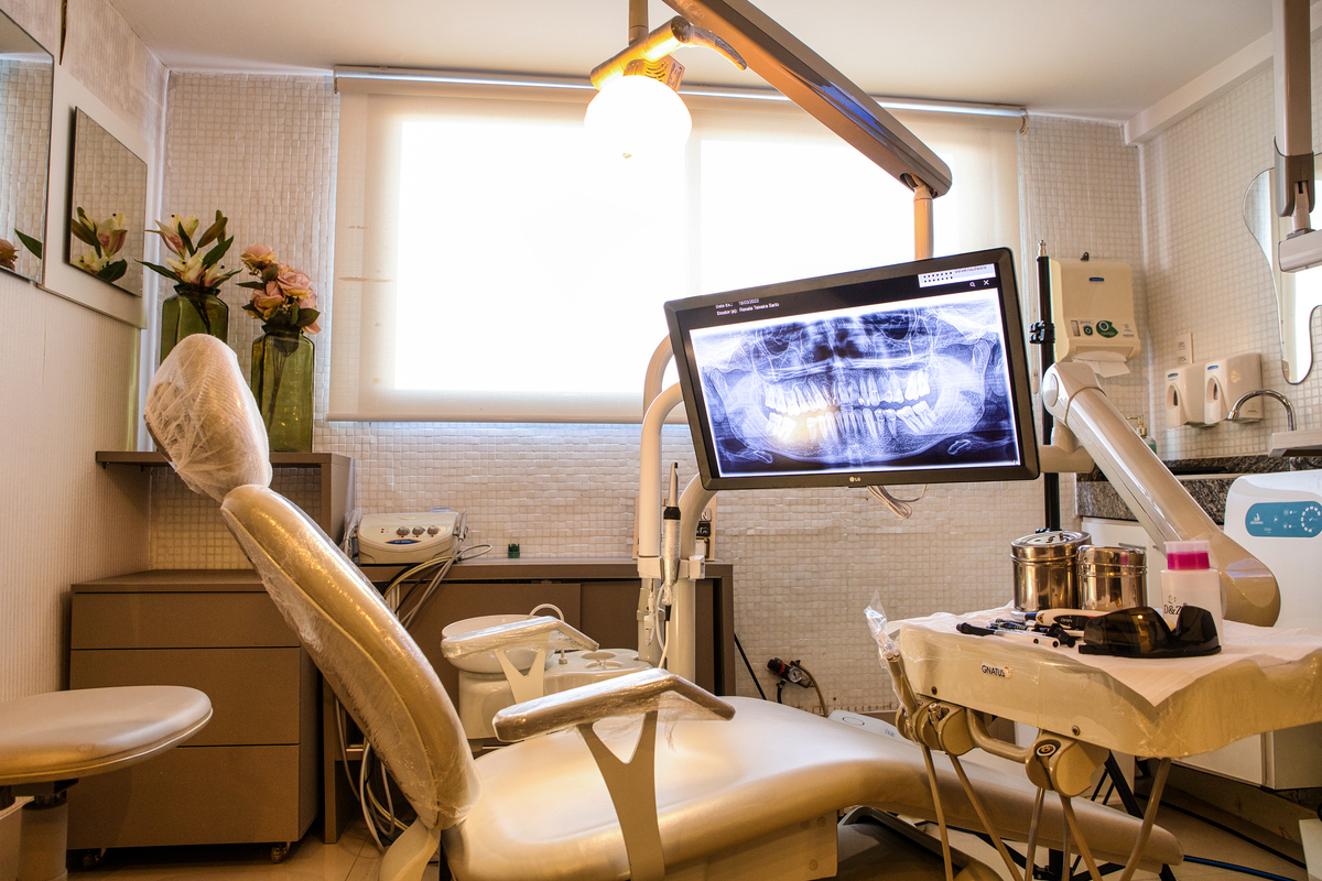 consultório da odontologista 