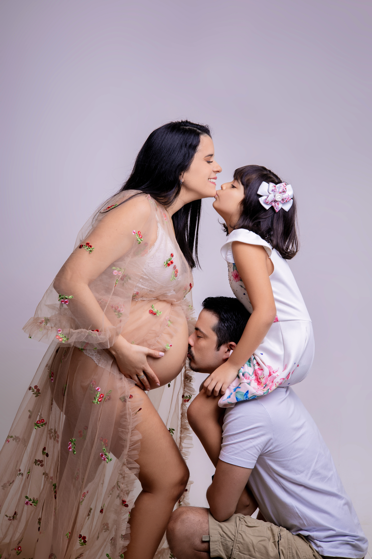 gestante com familia