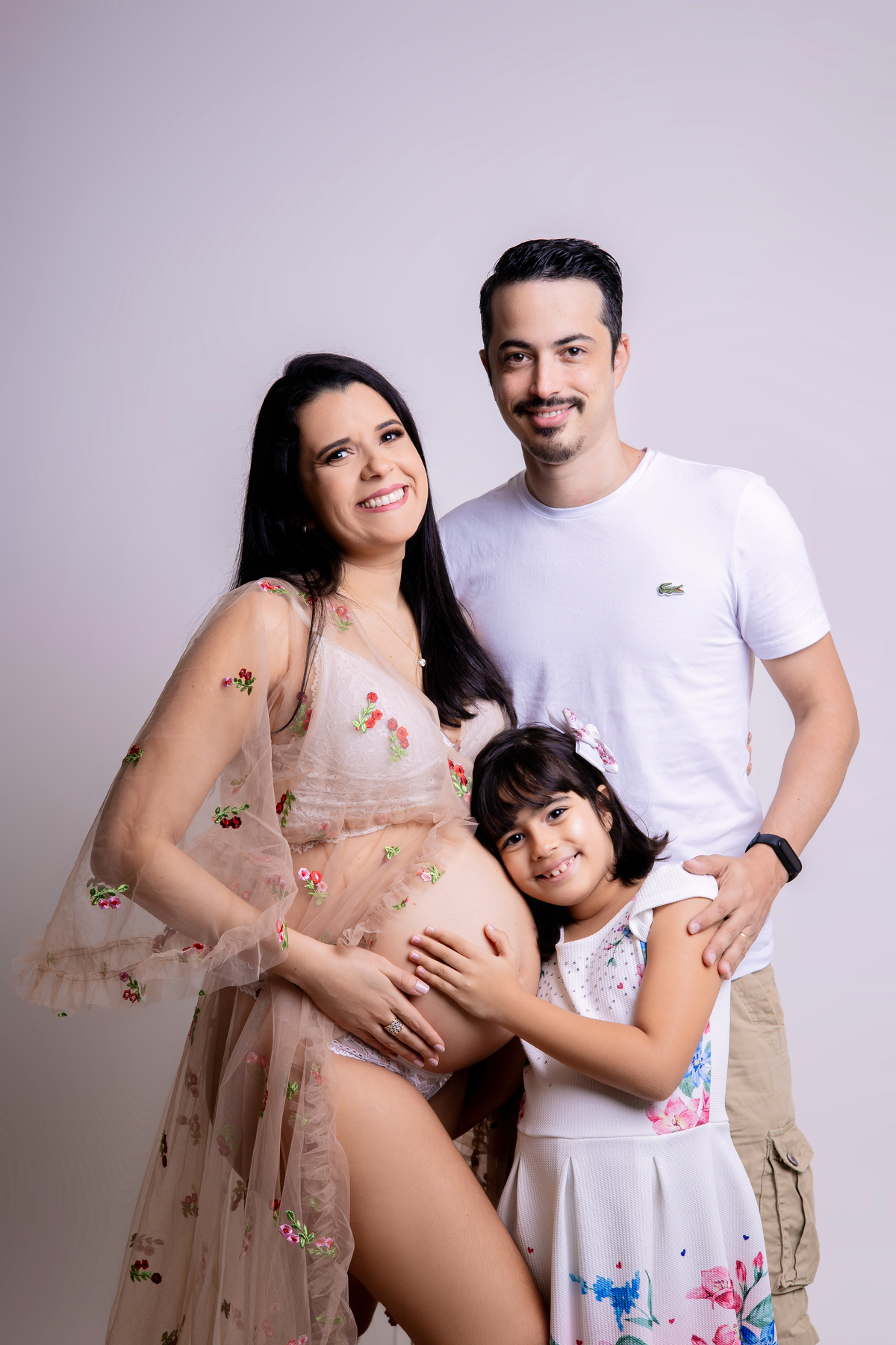 gestante com familia