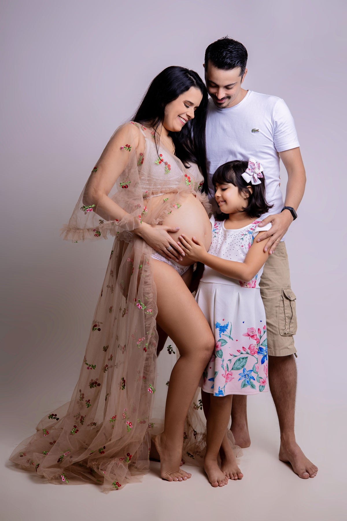 gestante com familia