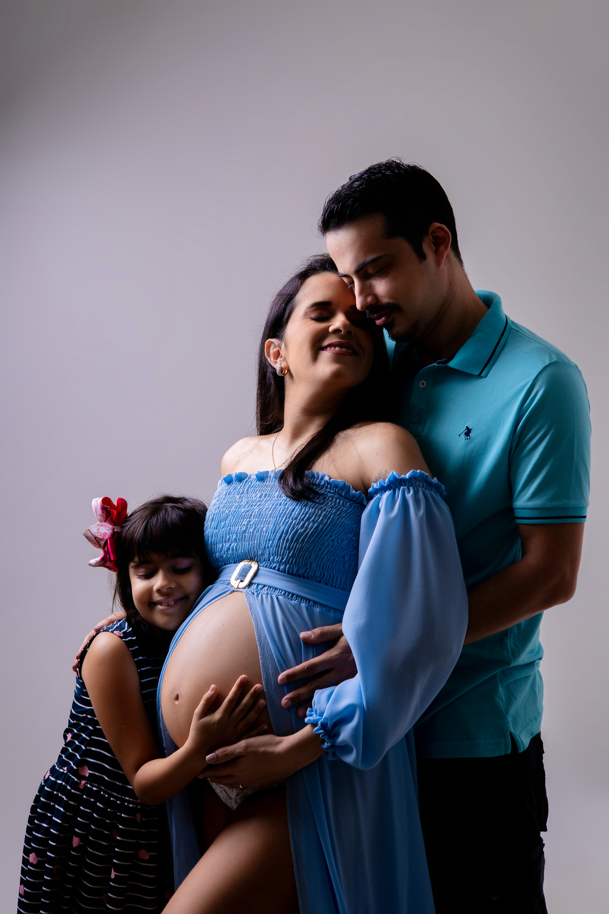 gestante com familia