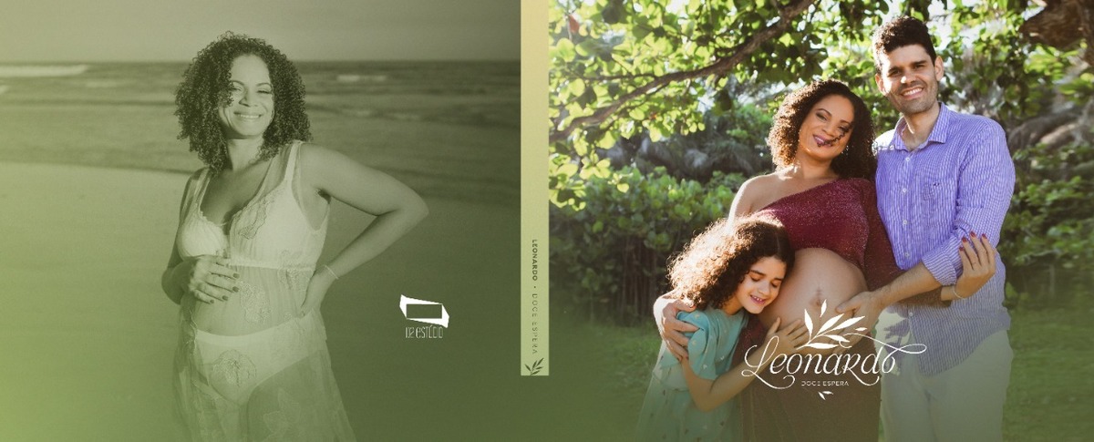 Primeira lâmina do álbum de gestante