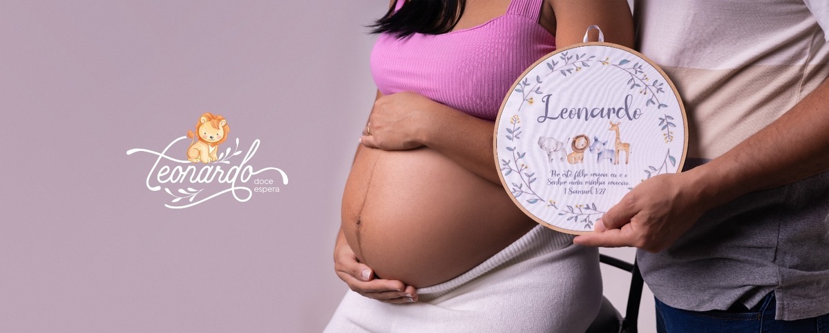 Primeira lâmina do álbum de gestante