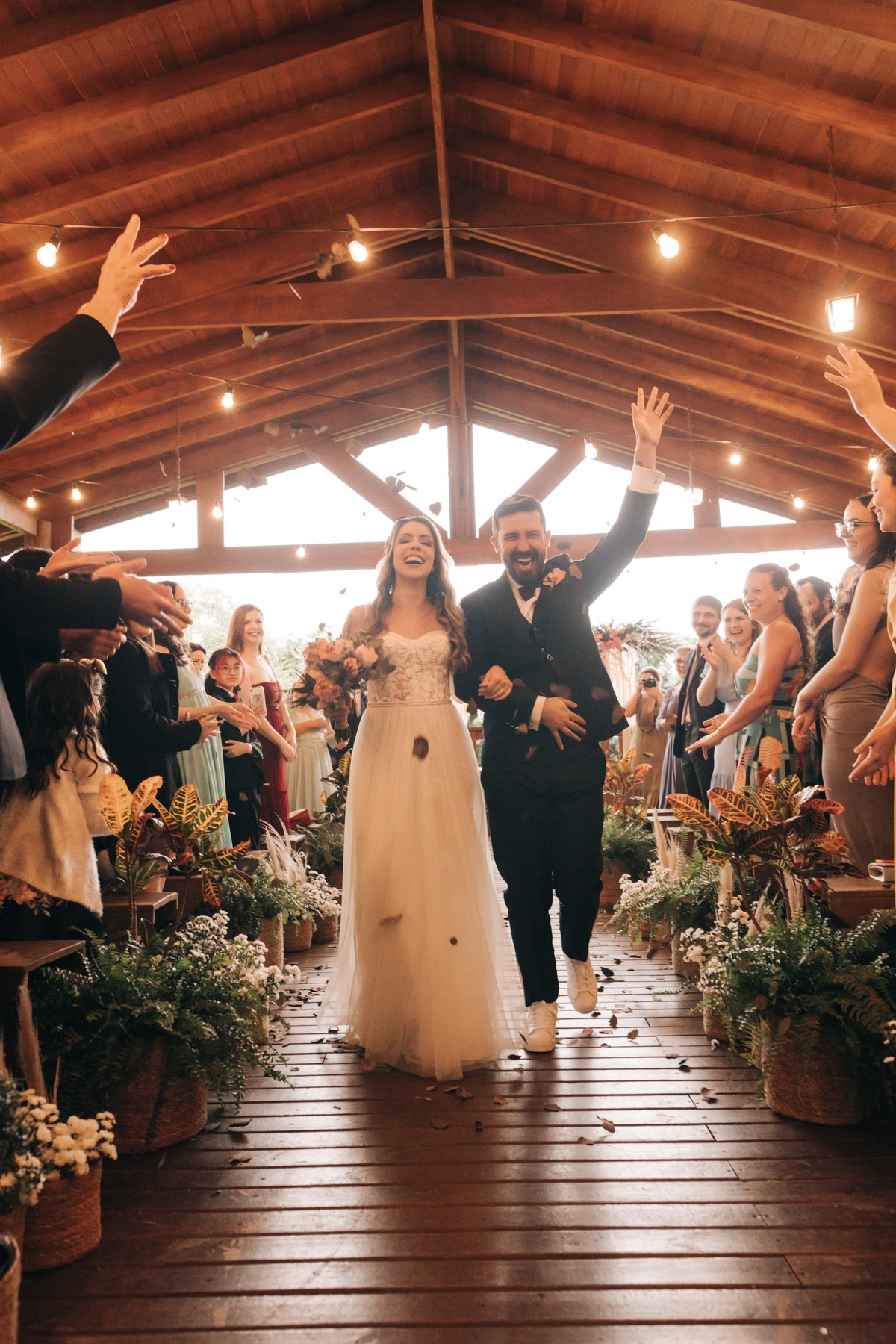 cerimonia casamento chacara ar livre noivos  villa dei nonni