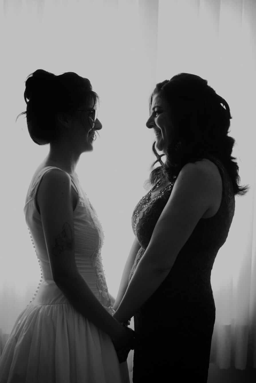 noiva e mãe da noiva making of