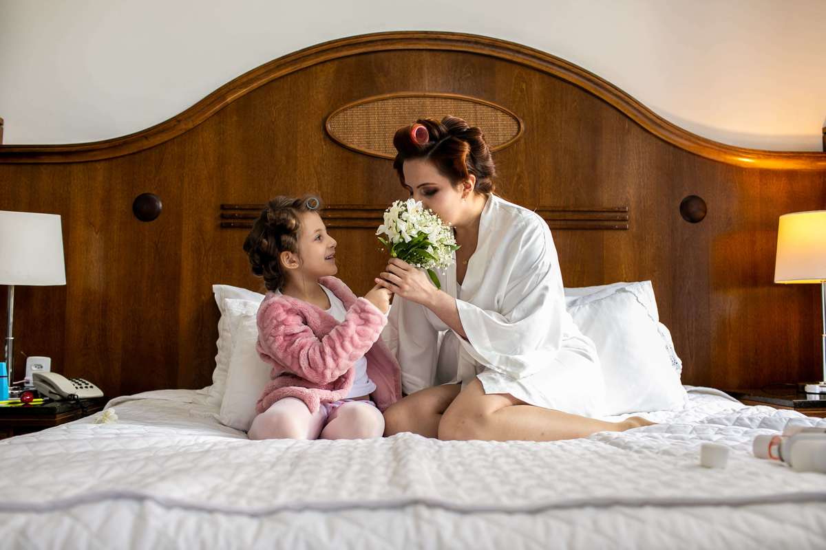 com quem se arrumar no dia da noiva