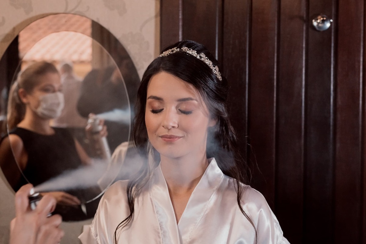 making of noiva ju laggus maquiagem beauty leve iluminadora penteado semi preso su macedo