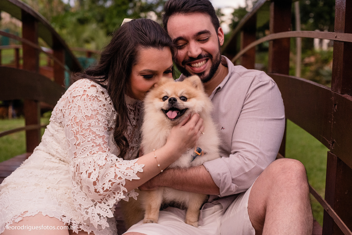 pré wedding com cachorro