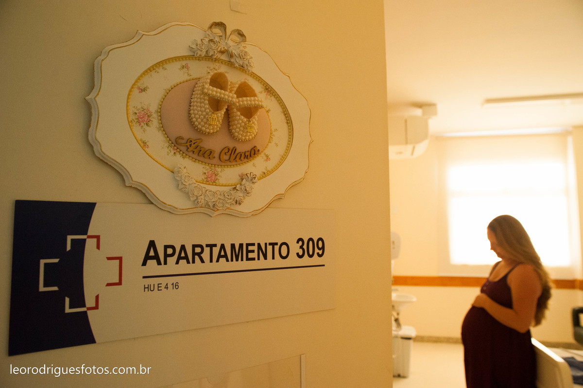 achegadadeanaclaramáriopalmériohospitaluniversitário, Fotos de Parto, Fotos no Hospital