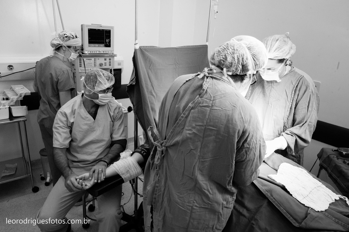 achegadadeanaclaramáriopalmériohospitaluniversitário, Fotos de Parto, Fotos no Hospital
