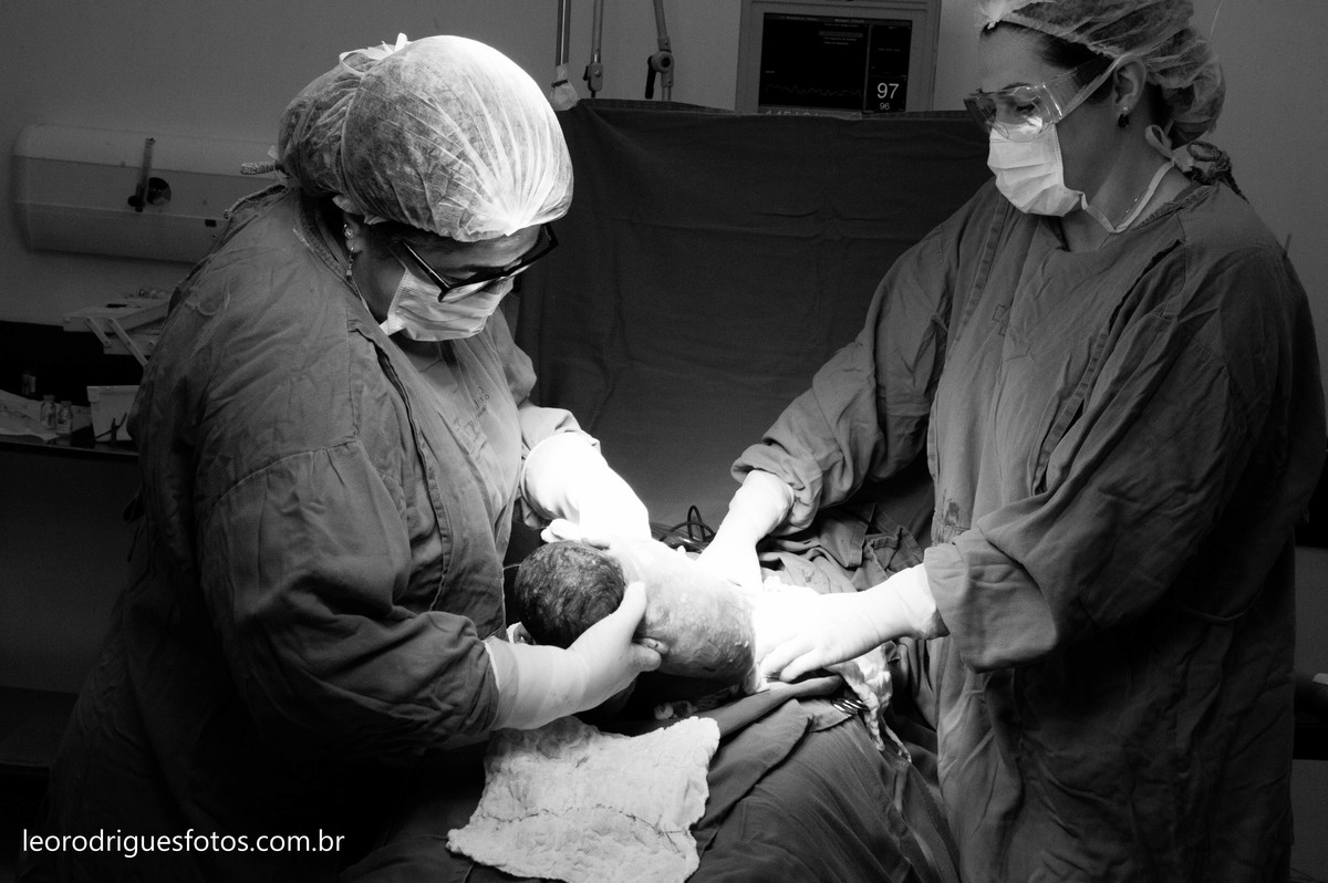 achegadadeanaclaramáriopalmériohospitaluniversitário, Fotos de Parto, Fotos no Hospital