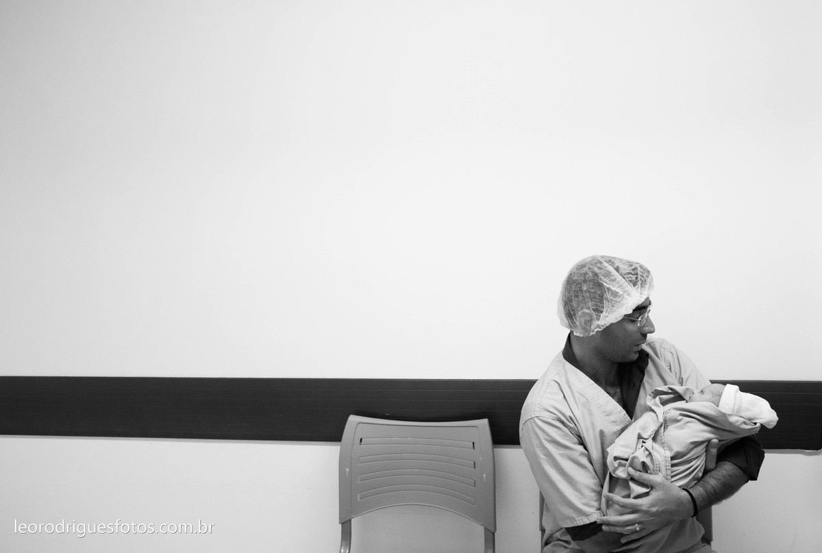 achegadadeanaclaramáriopalmériohospitaluniversitário, Fotos de Parto, Fotos no Hospital