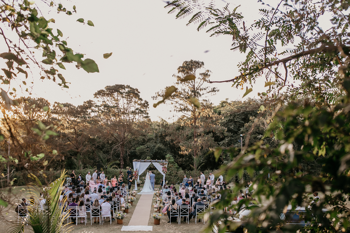 Espaço do local do casamento