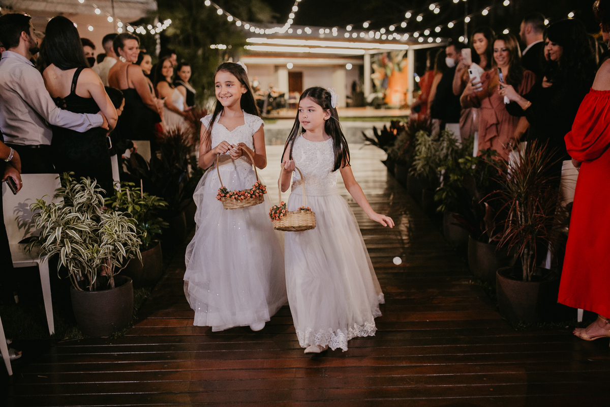 A entrada das daminhas