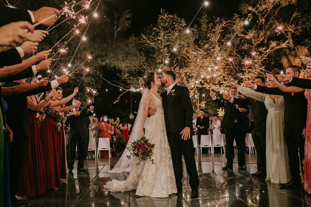 A saída dos recém casados