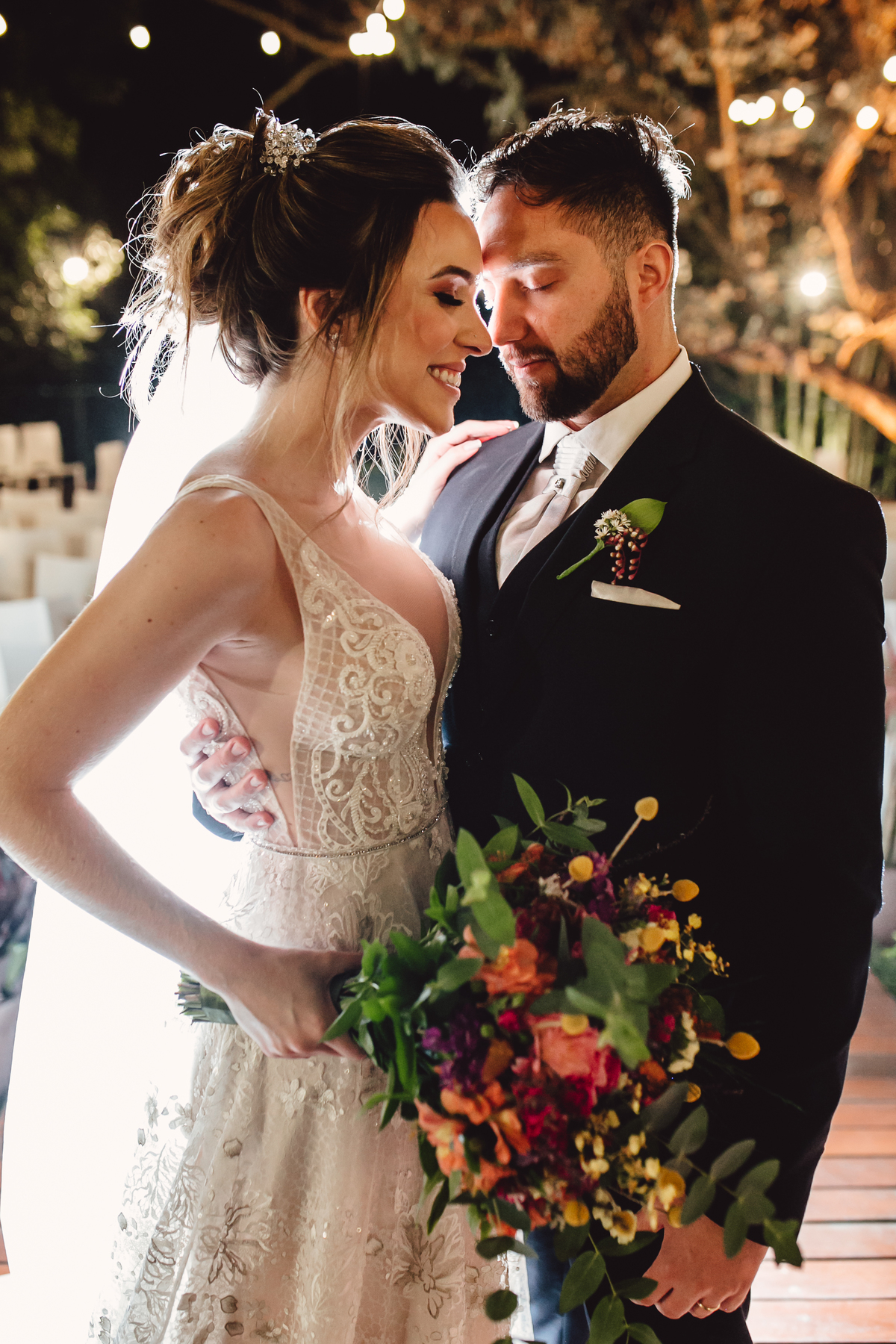 Foto do casal do ensaio de casamento