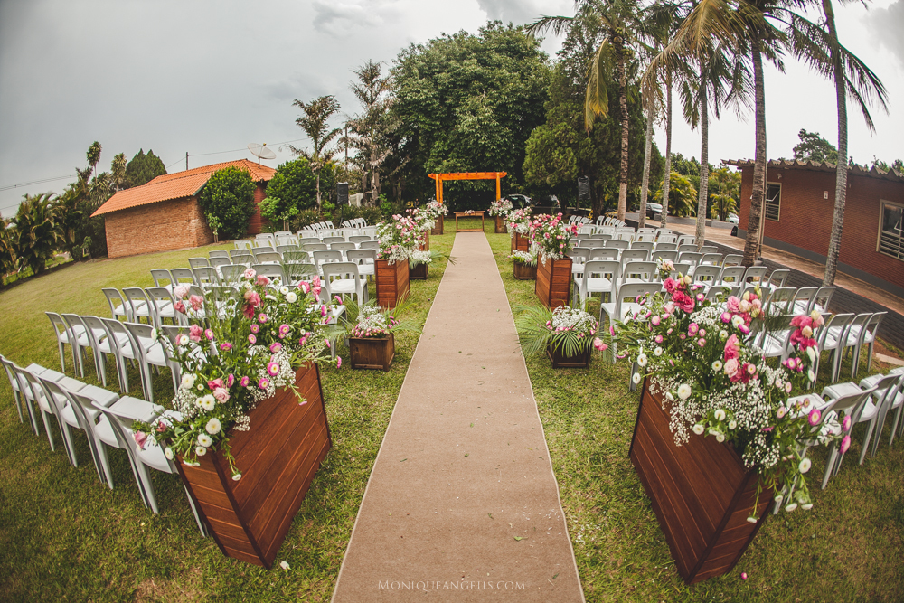 Monique Angelis - foto da decoração do casamento Paulínia - SP